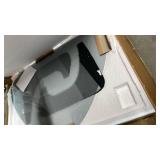 Mid Century Modern Glass Coffee Table for Living Room, Small Coffee Tables, Suitable for Bedroom Living Room Reception Office Tables