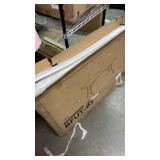 Elevon Folding Table, 8 Feet Heavy Duty Fold-in-Half Utility Table Indoor Outdoor for Camping, Picnic, Party *has a couple cracks as seen in pictures*