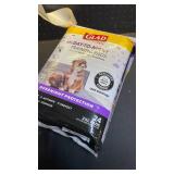 Glad for Pets Day to Night Activated Carbon Puppy Training Pads for Dogs with Wall Protection and Adhesive - Super Absorbent and Leak Proof Disposable Dog Training Pads, 30\ x 36\in, 24 Countin