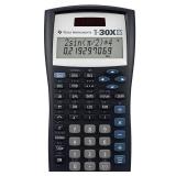 Texas Instruments TI-30XIIS Scientific Calculator, Black with Blue Accents