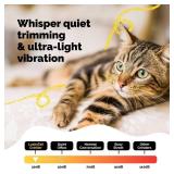 LuckyTail Pet Nail Grinder for Dogs and Cats - Super Quiet and Low Vibration Electric Dog Nail Grinder with 2 LED Lights - USB Rechargeable and Cordless - 2 Speeds - Small to Large Pets