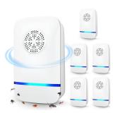 FTOTL Ultrasonic Pest Repeller 6 Pack  2025 Upgrade with Night Light, Indoor Rodent and Insect Control for Mice, Roaches, Spiders, Safe for Children and Pets