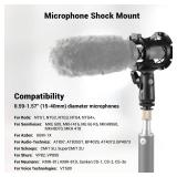 SmallRig Microphone Shock Mount with Cold Shoe Pinch for Camera Shoes and Boompoles 1859