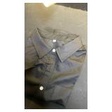 siliteelon Womens Button Down Shirts Dress Shirts Long Sleeve Blouses V Neck Solid Casual Tunics Tops with Pockets - Black L