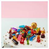 21 Pieces Miniature Bottles with 1 Piece Mini Toilet Cake Topper Dollhouse Cake Miniature Funny Toy Set for Party Celebrating Party, Birthday Decorations