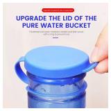 Water Jug Cap Reusable Water Jug Caps 5 Gallon Water Jug Cap Silicone Replacement Gallon Caps for 55mm Standard Bottle and Water Dispensers Non Spill 6Pcs