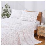 Modern Threads Silky Soft Microfiber and Wrinkle Free Sheets - Luxurious Microfiber Bed Sheets Includes Flat Sheet, Fitted Sheet with Deep Pockets, and Pillowcases Ivory, Queen