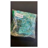 ABYOVRT Women Sequin Beaded Cami Top V Neck Backless Criss Cross Straps Crop Tops Summer Going Out Clubwear (S,Blue)