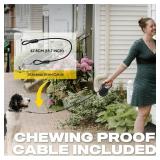 Fida Retractable Dog Leash, 16 ft Dog Walking Leash for Small Dogs up to 26 lbs, 360° Tangle Free, Black