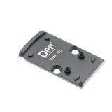DPP Titanium Adapter Plate Compatible with RMR Cut Slide Without Thread Post and Osight KSSERMR-OS