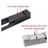 DPP Titanium Adapter Plate Compatible with RMR Cut Slide Without Thread Post and Osight KSSERMR-OS
