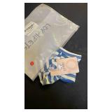 LOPHIPETS 100percent Breathable Cotton Striped Dog Tee Shirt T-Shirtfor Small Dogs Teacup Chihuahua Yorkie Puppy Clothes -Blue and White StripsS