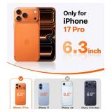 TORRAS Ostand Q3 Air for iPhone 17 Pro Case 6.3ftft with Stronger Magnetic Stand, Fit for Magsafe, Airbags Miltary Protection, Camera Control for iPhone 17 Pro Case, Shockproof and Stylish, Midnight B