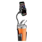 Sosirolo Cup Phone Holder for Car with 360° Adjustable Long Gooseneck, Cell Phone Holder Mount for Car | Truck | Golf Cart Compatible with iPhone and Samsung and All Smartphones
