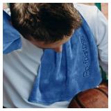 Wuwahold Microfiber Gym Towels Bigger Size Super Soft for Exercise Fitness, Sports, Workout, 380-GSM 15-Inch x 31-Inch Quick-Drying Towels (3 Pack, Grey+Blue+Navy Blue)