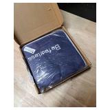 Wuwahold Microfiber Gym Towels Bigger Size Super Soft for Exercise Fitness, Sports, Workout, 380-GSM 15-Inch x 31-Inch Quick-Drying Towels (3 Pack, Grey+Blue+Navy Blue)