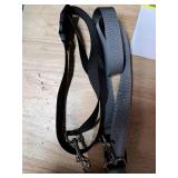 Dog Grooming Belly Straps Dog Grooming Loops Dog Bathing Safety Tether Straps Adjustable Nylon DogGrooming Arm Accessories Extension DogLeash for Bathing (Grey Black)