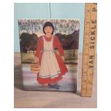 "Martha Tom" - Native American Hand Painted Tile Art by Jeanne Rorex Bridges - approx 6" W x 8" H - has photo frame backing w/ easel