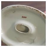 Vintage Country Girl and Boy Ceramic Figurine made in Japan c1940s