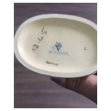 1952 W. Goebel Hummel Figurine #220 "We Congratulate" four inch ceramic figurine - made in Germany