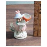 Vintage Sweet Little German Girl Figuring Vase