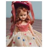 1950s Hard Plastic Dolls with Original Clothing, both feature sleep eyes