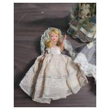 1950s Nancy Ann Storybook Dolls in Lace Dresses