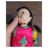 Vintage Japanese Composition Dolls in Cultural Attire