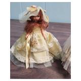 Nancy Ann Style Show Dolls in Cream Lace Gowns c1950s