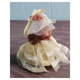 Nancy Ann Style Show Dolls in Cream Lace Gowns c1950s