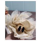 Nancy Ann Style Show Dolls in Cream Lace Gowns c1950s