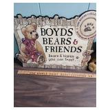 Boyds Bears & Friends Display Sign with 20th Anniversary Matthew Bear with original tags still attached
