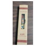 Steiff Bear Club Collectible Set with Metal Sign, Pin and Wrist Watch (new in box - leather band)