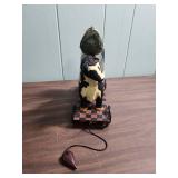 Williraye Studio Cow and Chickens Pull Toy WW 1427 with original box and Styrofoam packaging