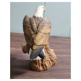 Hand-painted Bald Eagle Decorative Figurine