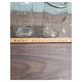 VIntage Atlas  Glass Mason Jars Collection including on EZ Seal with locking lid, and one presto lid with porcelain seal
