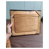 Vintage Landscape Art from Japan - two small houses and a 3-D framed art