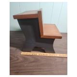 Vintage Hand Painted "A is for Apple" Doll Bench