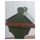 Vintage Green Sewing Box Stand