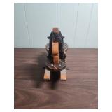 Handcrafted Wooden Doll size Rocking Horse Folk Art