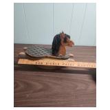 Handcrafted Wooden Doll size Rocking Horse Folk Art