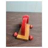 Red Wooden Elephant Pull Toy