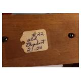 Red Wooden Elephant Pull Toy