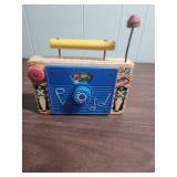 Fisher-Price Music Box Radio with Metal Miniature Guitar