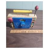 Fisher-Price Music Box Radio with Metal Miniature Guitar