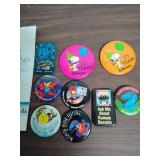 1990s Wichita RiverFest & MetLife Snoopy Button Collection