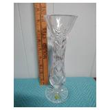 Crystal Bud Vase, Candle Holder and a Decanter
