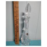 Crystal Bud Vase, Candle Holder and a Decanter