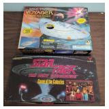 Star Trek Collection - USS Voyager Ship Model and TNG Board Game