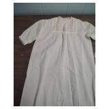 Victorian Era White Cotton Christening and a cotton sleeveless dress
